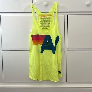 Aviator Nation Logo Yellow Tank